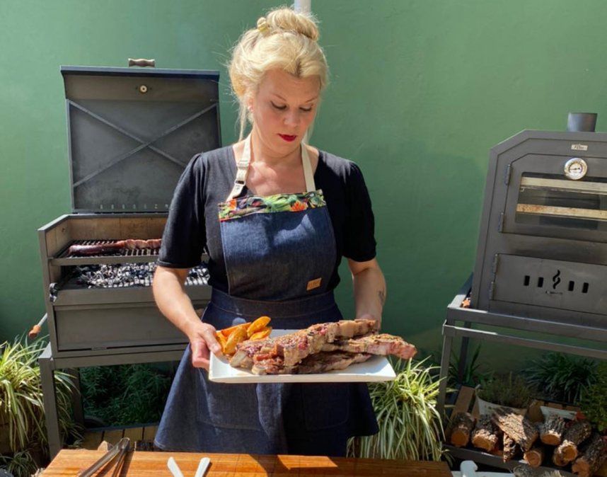 Sandra Honczar es la creadora de Asadoras Argentinas