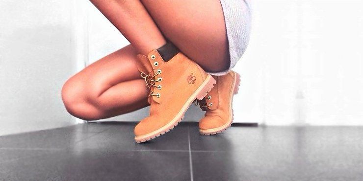 Ideas para combinar tus vestidos con unas timberland