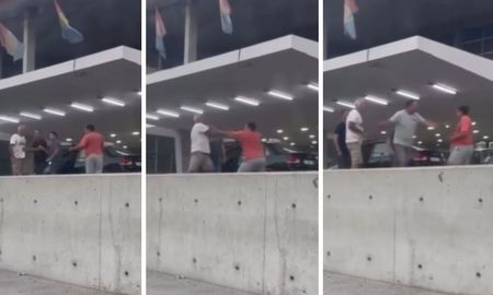 Dos choferes se enfrentaron en las últimas horas a golpes frente a la Terminal de Ómnibus por una disputa de pasajeros. Dos choferes se enfrentaron en las últimas horas a golpes frente a la Terminal de Ómnibus por una disputa de pasajeros.