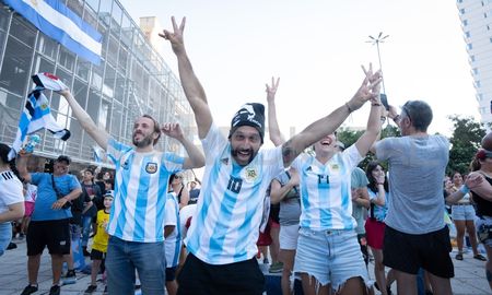 Santa Fe festejó el triunfo de Argentina ante México. Santa Fe festejó el triunfo de Argentina ante México.