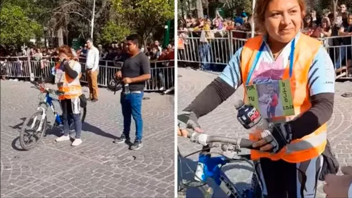 Pedaleó 190 kilómetros hasta la Catedral de Salta para que su hijo no sufriera más bullying
