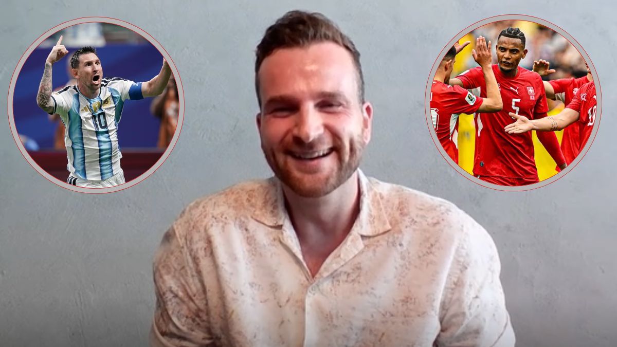Ramón, el suizo fanático de Argentina que palpitó el partido.