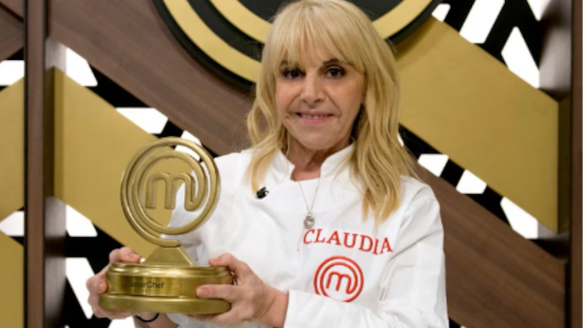 El triunfo de Claudia Villafañe en MasterChef Celebrity.