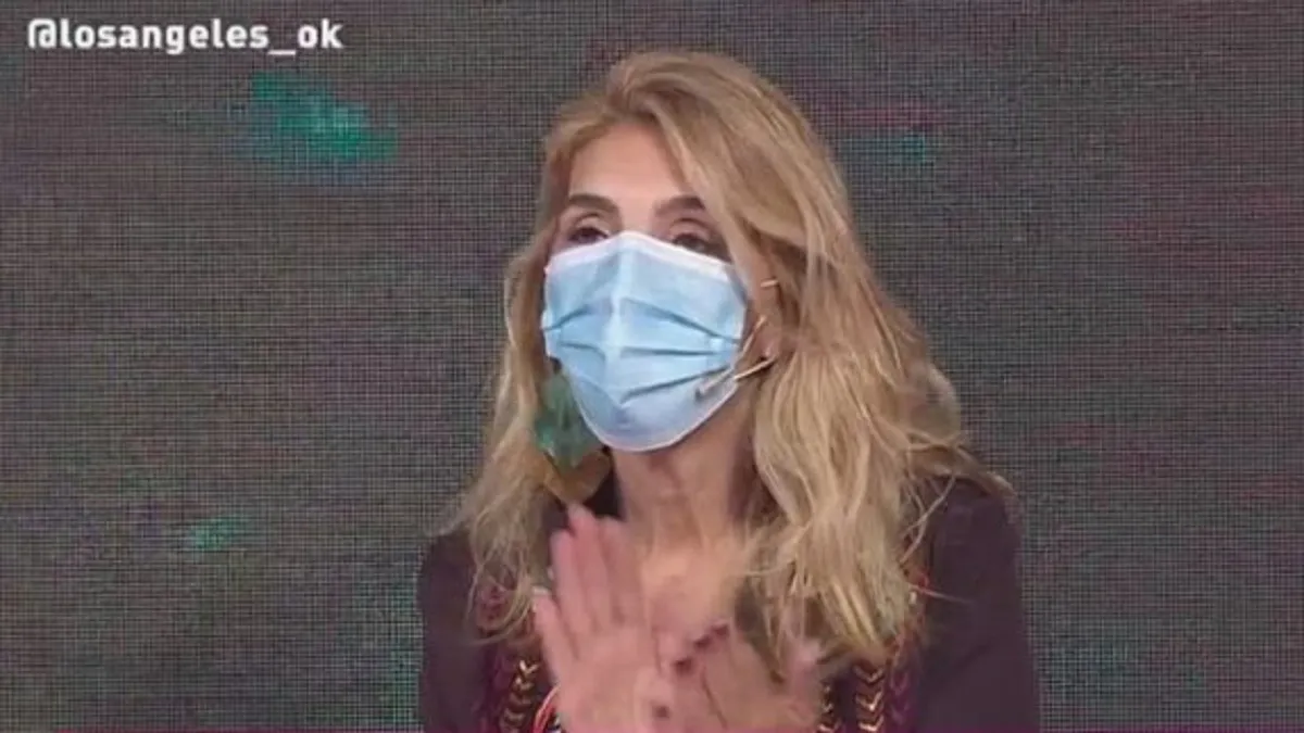 En LAM se opusieron al uso de barbijos en TV y Karina Iavícoli se fue del programa