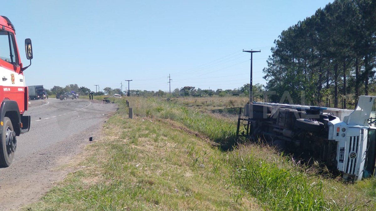 El accidente se produjo a la altura de La Criolla.