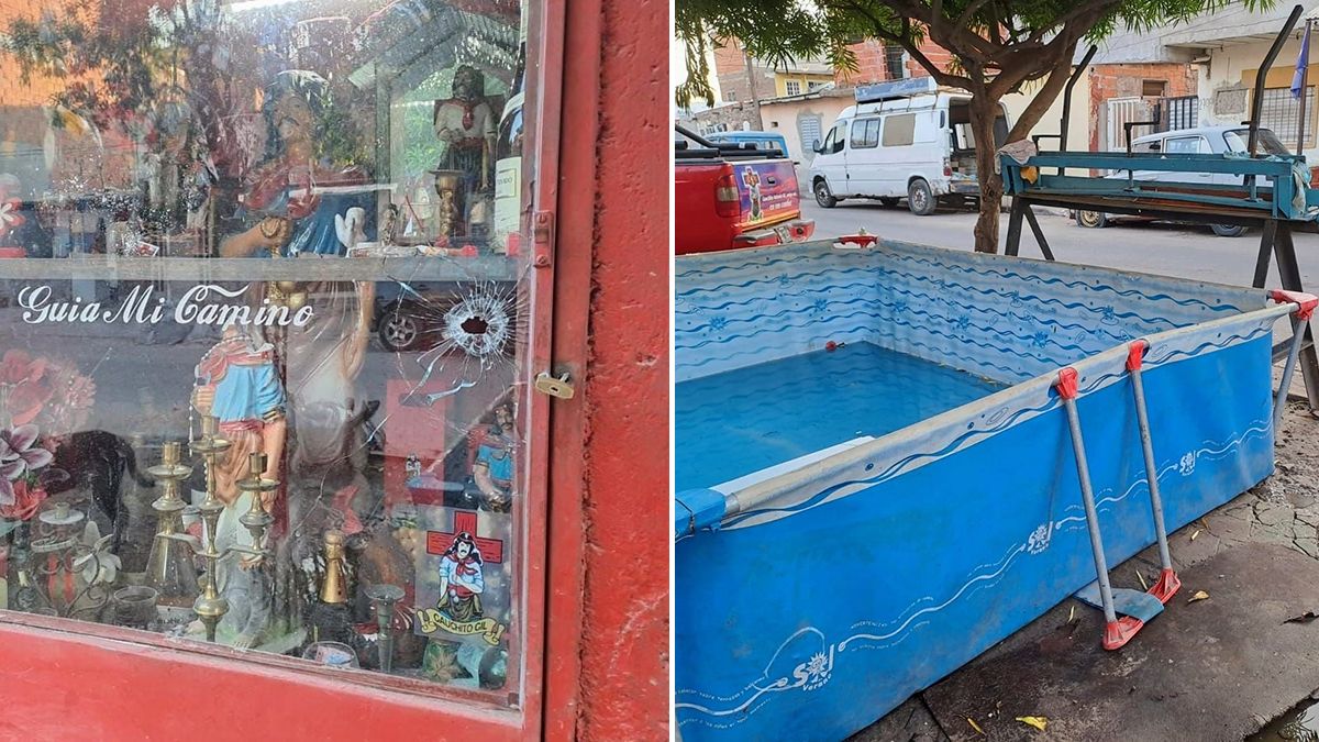 El lugar de la balacera en donde asesinaron a una mujer de 43 años en Rosario.
