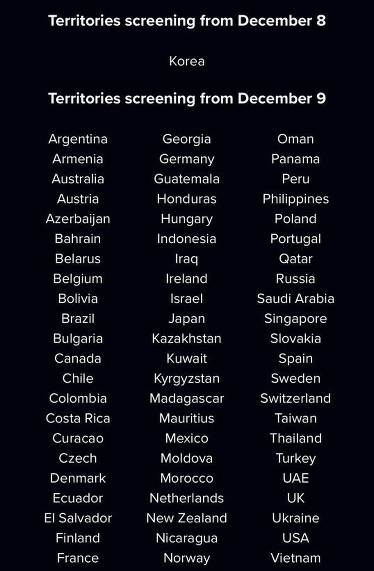 La pel&iacute;cula de&nbsp;MONSTA X&nbsp;se estrenar&aacute; en m&aacute;s de 70 pa&iacute;ses, incluida Argentina.