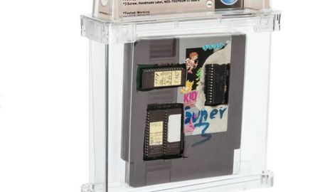 Este cartucho de la Nintendo NES se vendió en 31 mil dólares. Este cartucho de la Nintendo NES se vendió en 31 mil dólares.