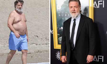 Russell Crowe impacta con su cambio físico a los 61 años. Russell Crowe impacta con su cambio físico a los 61 años.