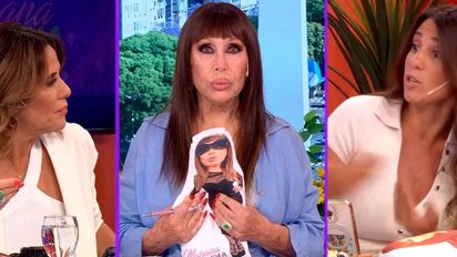 Cinthia Fernández y María Fernanda Callejón se insultaron en vivo en el programa de Moria Casán