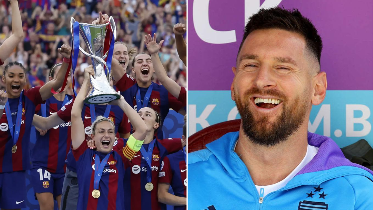 El tierno mensaje de Lionel Messi a las jugadoras del Barcelona que ganaron la Champions