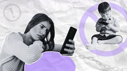 Teléfonos celulares: soltarlos también es difícil para los adultos