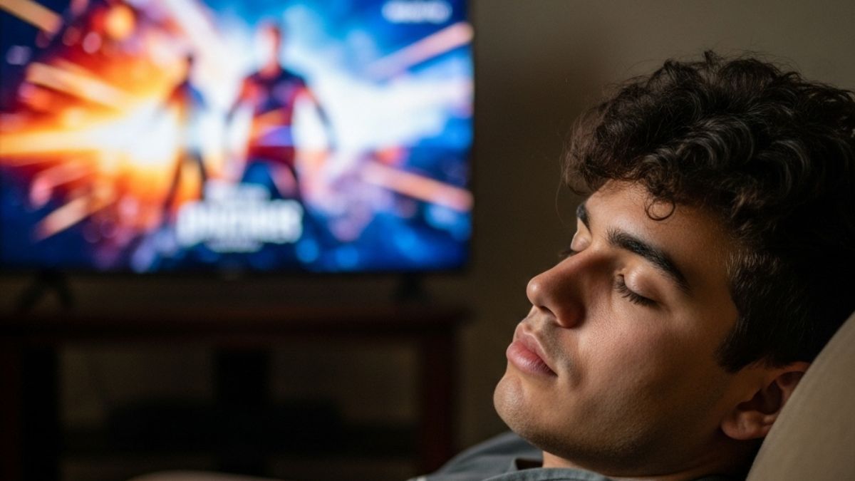 Dormir con la televisión encendida es un hábito más común de lo que se piensa. Dormir con la televisión encendida es un hábito más común de lo que se piensa.