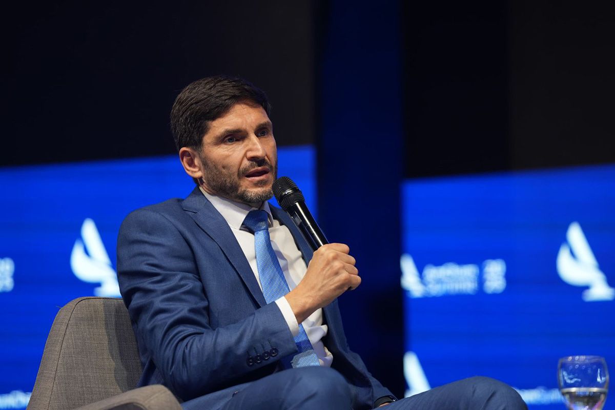 El gobernador Maximiliano Pullaro participó este martes del AmCham Summit 2025. El gobernador Maximiliano Pullaro participó este martes del AmCham Summit 2025.