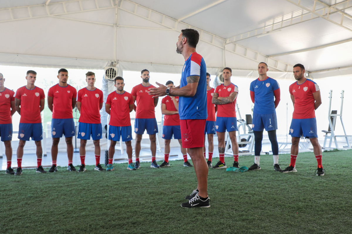 El Kily González y la pretemporada en Unión. El Kily González y la pretemporada en Unión.