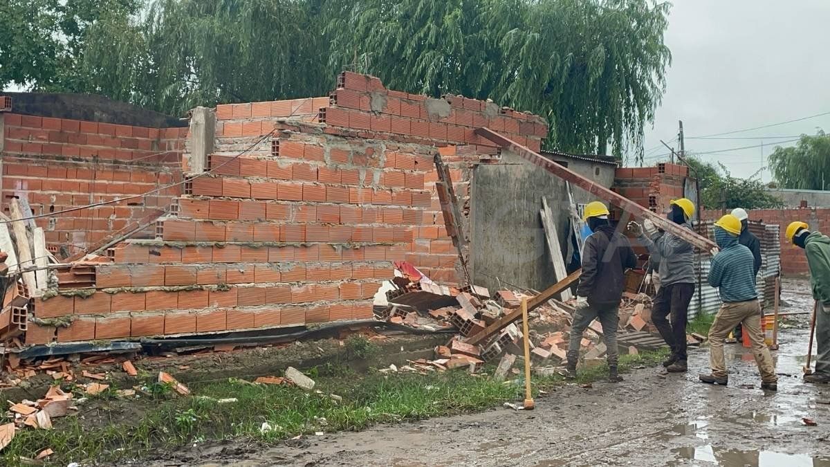 Barrio Barranquitas: derribaron un búnker de drogas