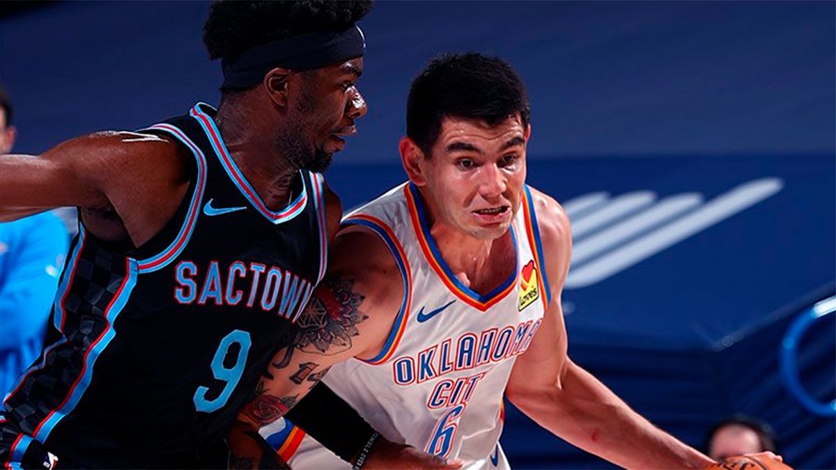Gabriel Deck cerró una buen aproducción individual en la derrota de Oklahoma City Thunder ante Sacramento Kings