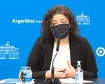 Carla Vizzoti, ministra de Salud, adelantó que el aforo habilitado del 50% se mantendrá hasta noviembre.
