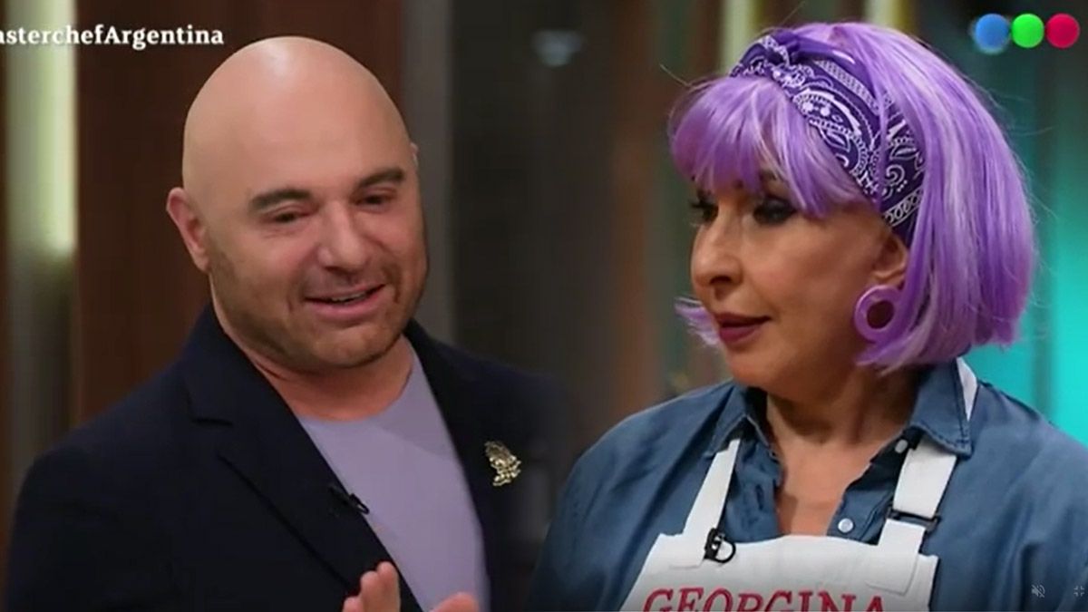 Germán Martitegui se rio del plato de Georgina Barbarossa &nbsp;