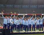 Los Pumas obtuvieron la medalla de bronce en Tokio. Los Pumas obtuvieron la medalla de bronce en Tokio.