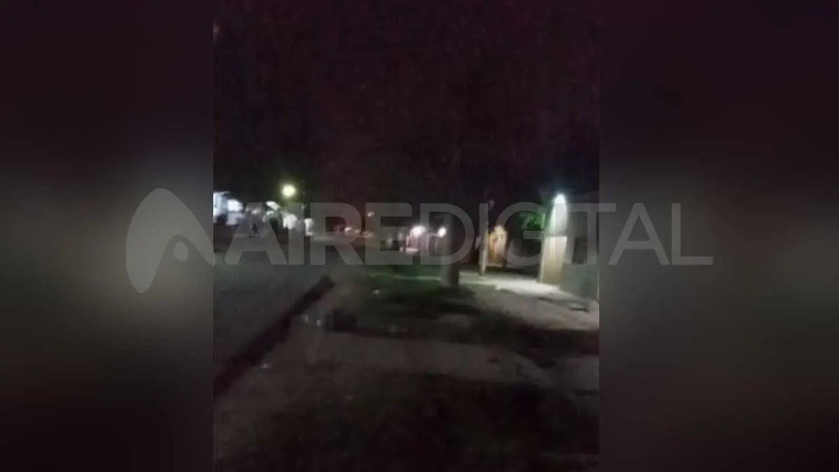 Captura del video registrado por los vecinos de La Ranita hace siete meses cuando se produjeron intercambios de disparos durante tres días.