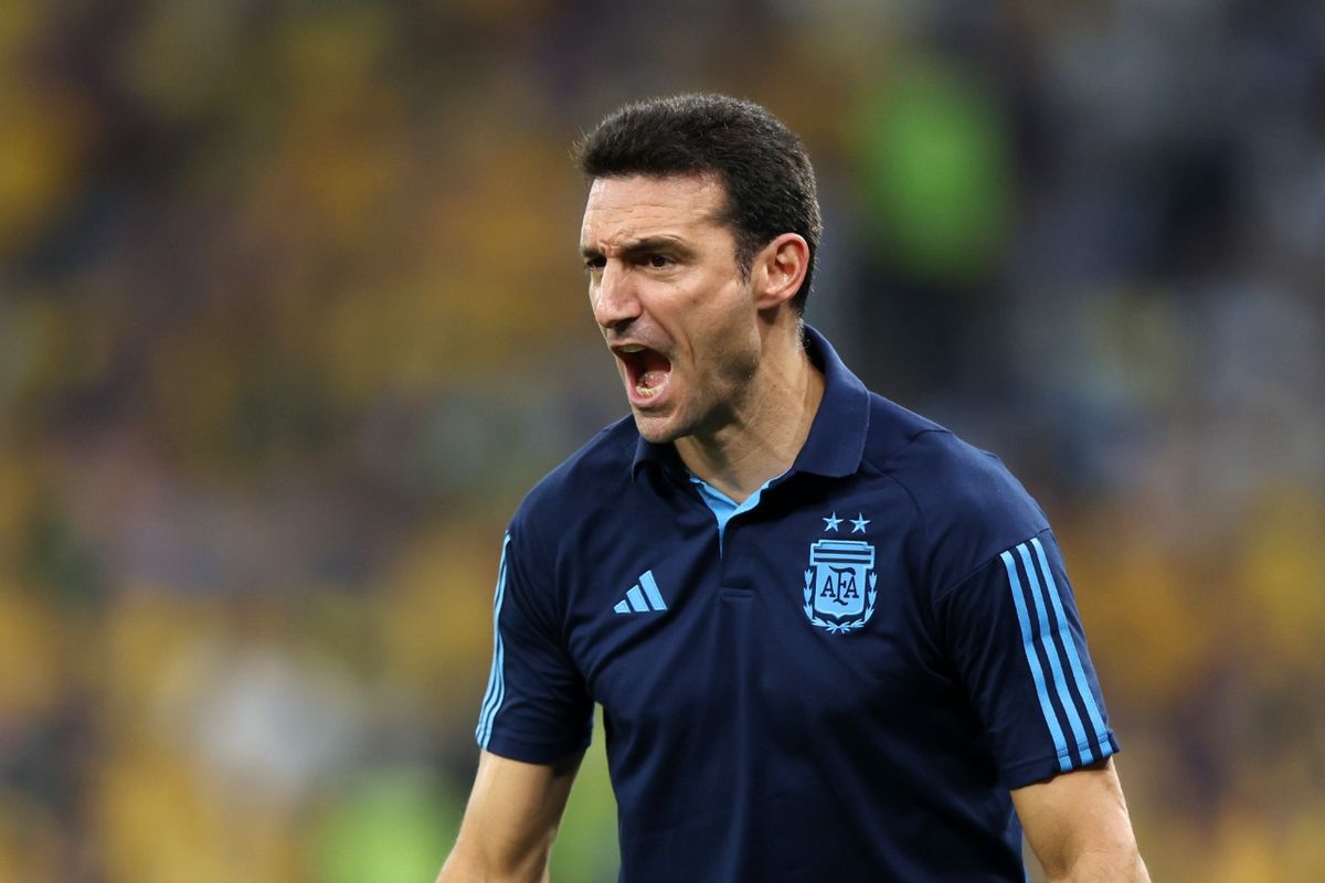 El DT argentino, Lionel Scaloni, gran artífice y armador de este seleccionado con mística.
