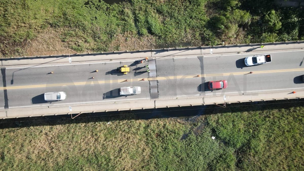 El puente Carretero espera por las obras de reparación y Pullaro admitió que analizan construir otro.