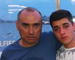 Fernando Pastorizzo junto a su padre. Fernando Pastorizzo junto a su padre.