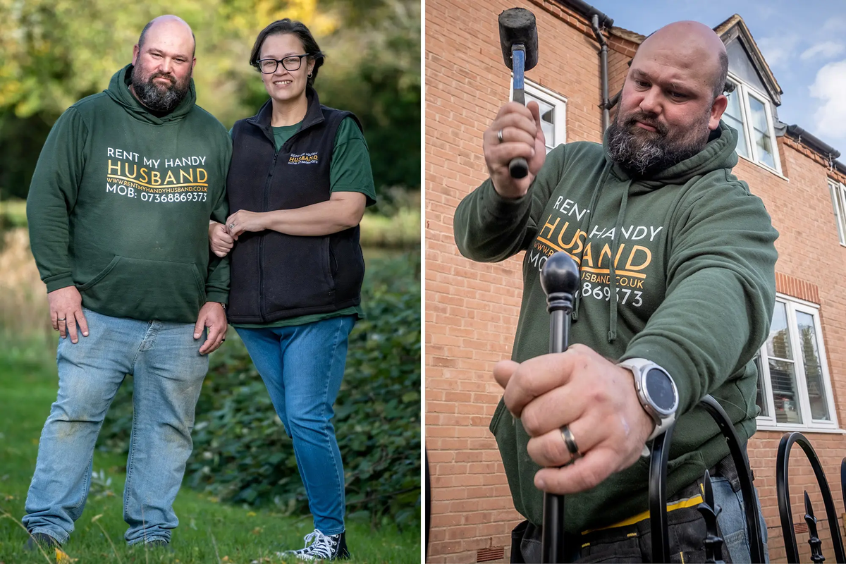 Alquila a su esposo para que ayude a otras mujeres en tareas domésticas.