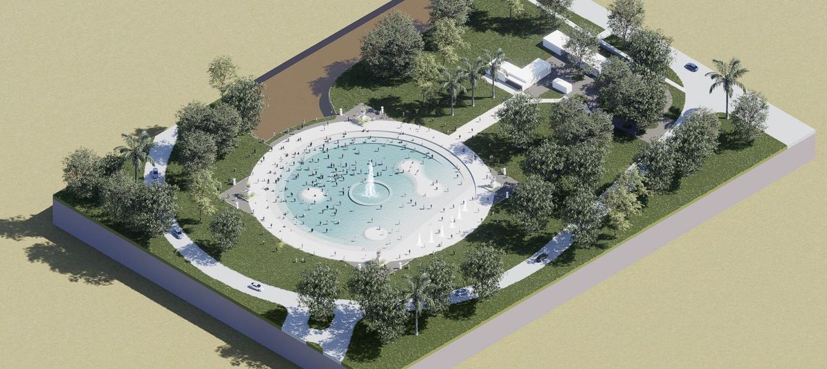 El municipio abrió la licitación para construir la nueva pileta recreativa del Parque Garay. (Imagen: render) El municipio abrió la licitación para construir la nueva pileta recreativa del Parque Garay. (Imagen: render)