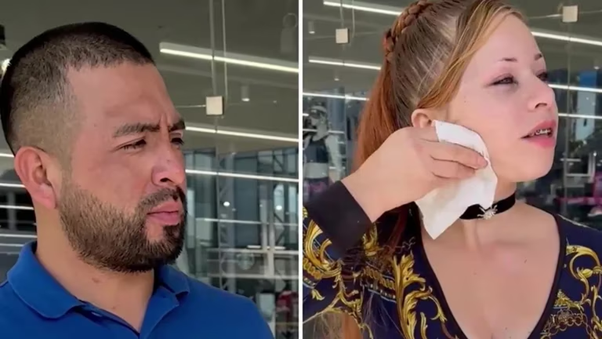 La mujer aceptó el reto de sacarse todo el maquillaje por 2.000 pesos, pero a su novio no le gustó y decidió dejarla.
