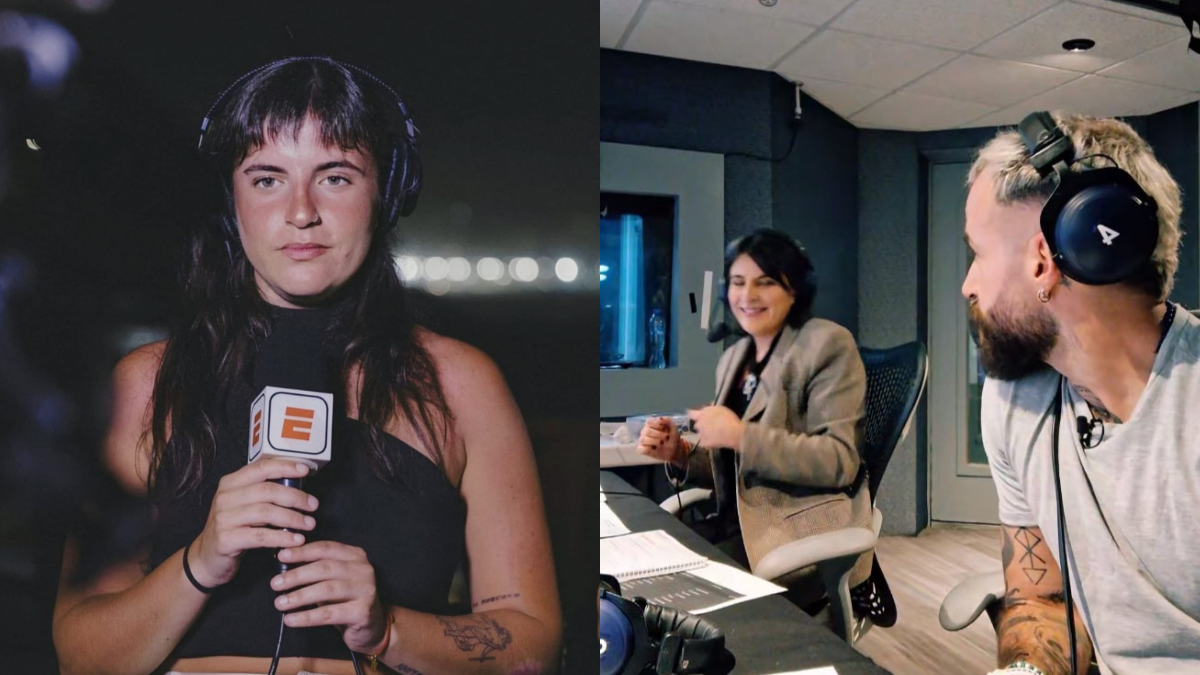 Un exjugador del Barcelona encaró en vivo a una periodista argentina y las redes estallaron