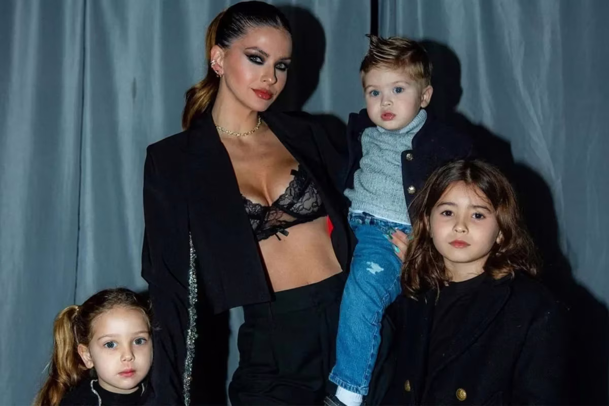 La China Suárez es mamá de Rufina Cabre y de Magnolia y Amancio Vicuña.