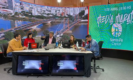 En AIRE, Axel Menor dio detalles de la Media Maratón que se correrá este domingo en la ciudad. En AIRE, Axel Menor dio detalles de la Media Maratón que se correrá este domingo en la ciudad.