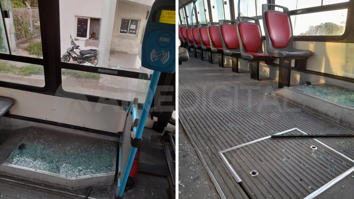 El martes por la tarde desconocidos atacaron a piedrazos un colectivo de la línea 9 sobre la calle Naciones Unidas y provocaron la rotura de varias ventanillas.