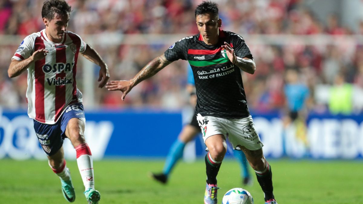 Unión cayó 2 a 1 ante Palestino en Santa Fe. Así fueron los goles.