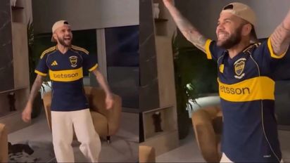 ¿Dani Alves se ofreció para jugar en Boca?: el video que enloqueció a los hinchas
