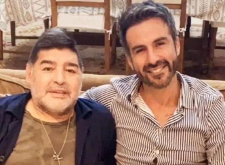 Leopoldo Luque y Diego Maradona.