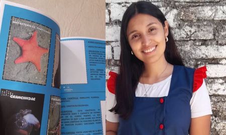 Yohana Burgos, maestra de la escuela Alfonso Durán, creó un álbum de figuritas de la fauna marina argentina para inspirar a sus alumnos. Yohana Burgos, maestra de la escuela Alfonso Durán, creó un álbum de figuritas de la fauna marina argentina para inspirar a sus alumnos.