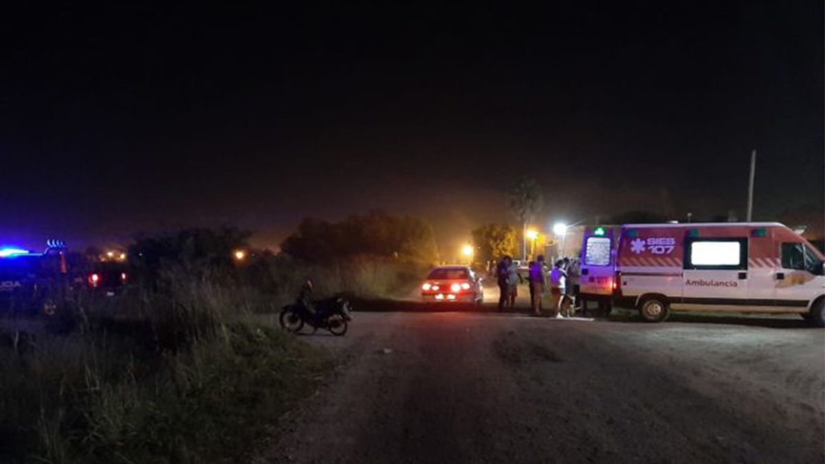 El accidente fue a metros de el cruce de las calles Brasil y España