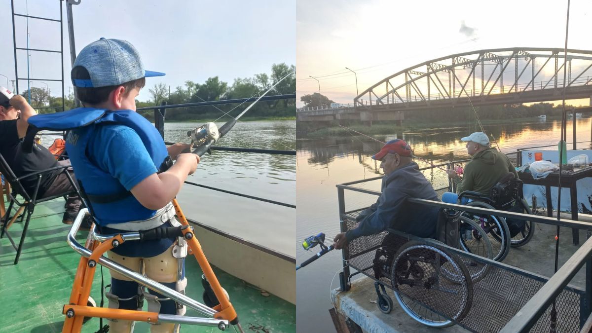 La pesca adaptada convierte el acceso al río en un derecho real para personas con discapacidad.