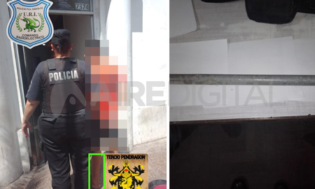 Barrio Loyola Sur: detuvieron a un hombre que llevaba un caño galvanizado Barrio Loyola Sur: detuvieron a un hombre que llevaba un caño galvanizado