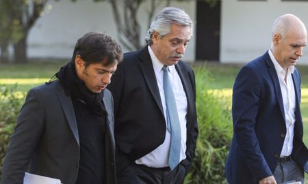 Alberto Fernández, Axel Kicillof y Horacio Rodríguez Larreta se reunirán este viernes antes del anuncio que hará el presidente sobre la cuarentena en el país. Alberto Fernández, Axel Kicillof y Horacio Rodríguez Larreta se reunirán este viernes antes del anuncio que hará el presidente sobre la cuarentena en el país.