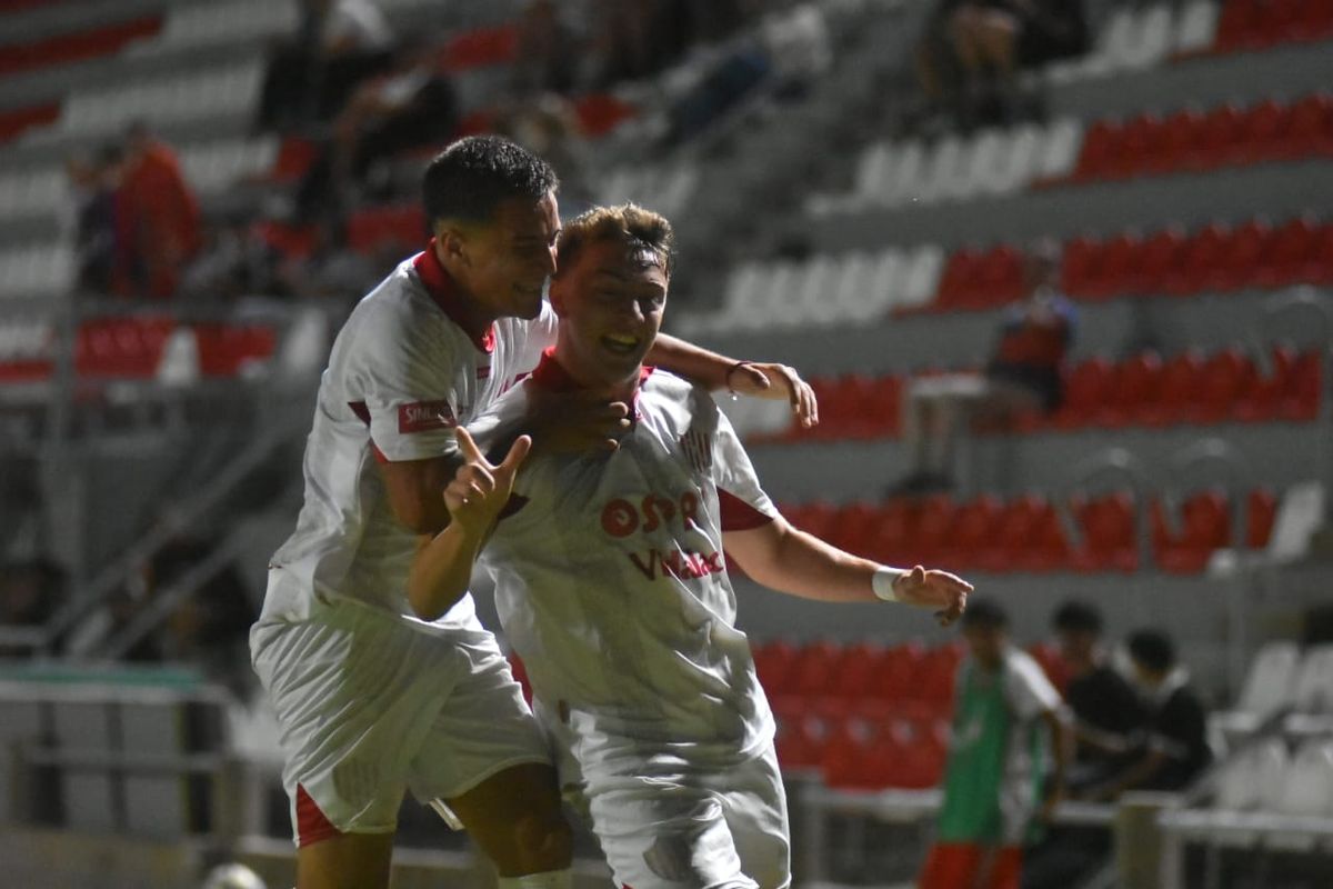 Cerrudo y Pedano marcaron los goles de Unión en el empate 2 a 2 ante River en Reserva.