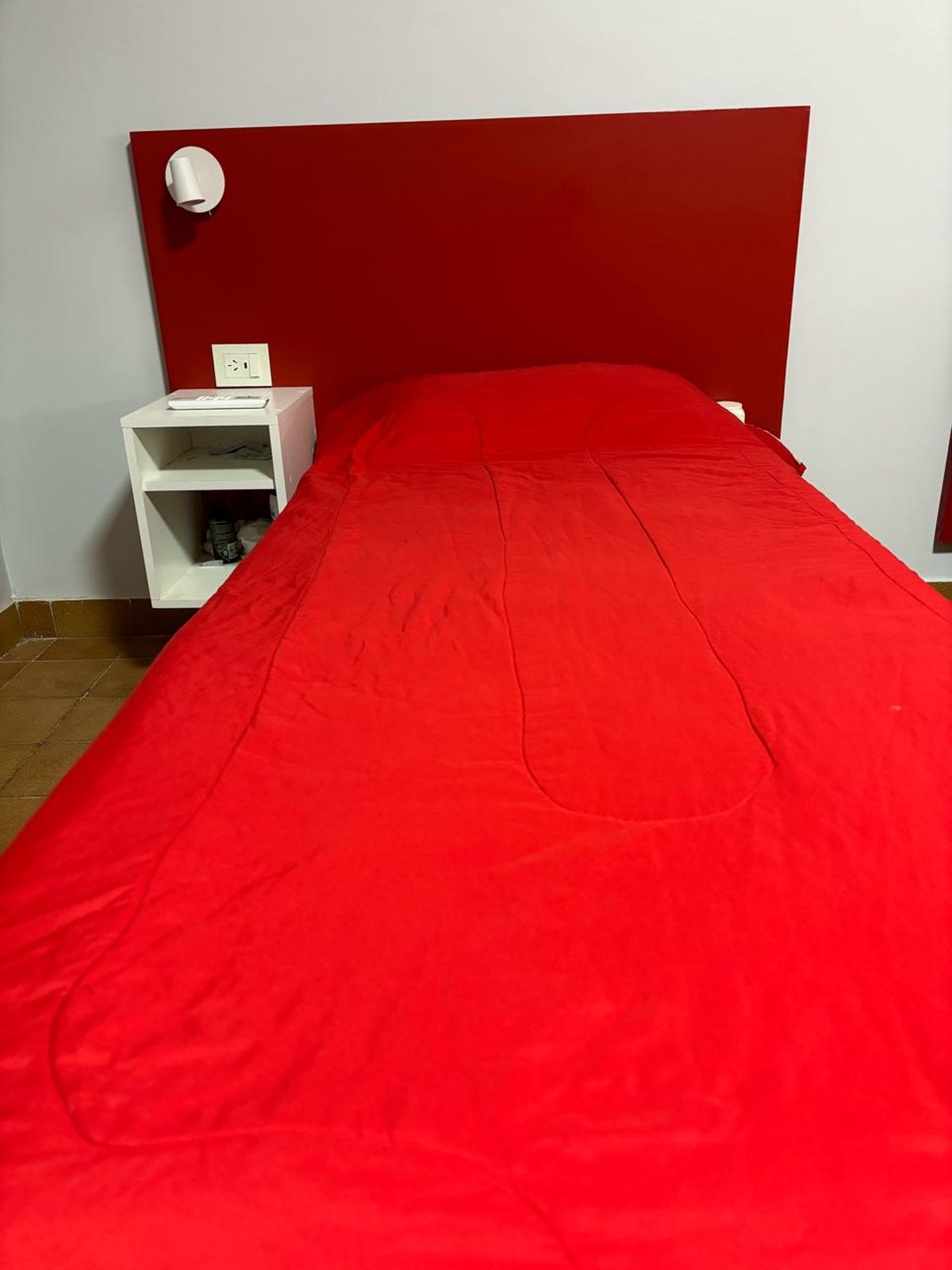 Habitación de "La casa del jugador" del Club Atlético Unión. Habitación de "La casa del jugador" del Club Atlético Unión.