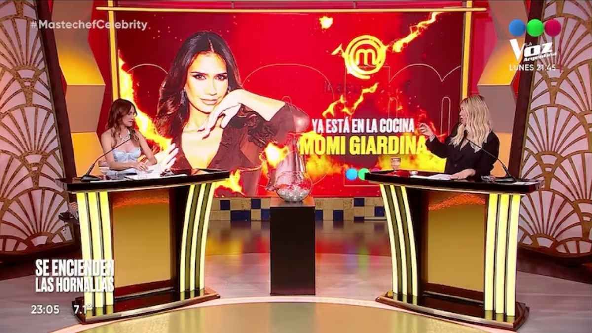 Momi Giardina solo estará un mes en MasterChef Celebrity.&nbsp;
