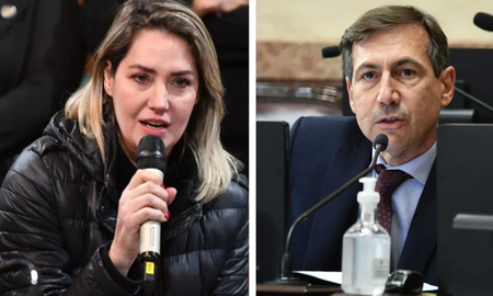 Carolina Losada y Luis Naidenoff están en pareja. Carolina Losada y Luis Naidenoff están en pareja.