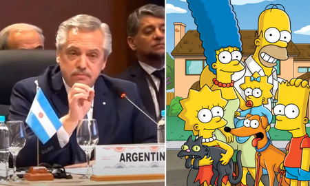 La predicción de Los Simpson de Alberto Fernández en el Mercosur que estalló en las redes. La predicción de Los Simpson de Alberto Fernández en el Mercosur que estalló en las redes.