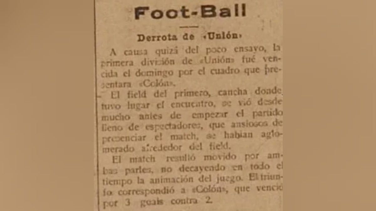 La primera publicación de un clásico santafesino, allá por marzo de 1913.