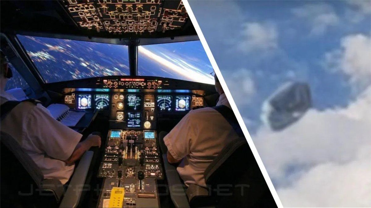 Un piloto de avión tuvo un avistamiento de OVNI en pleno vuelo y el video se hizo viral